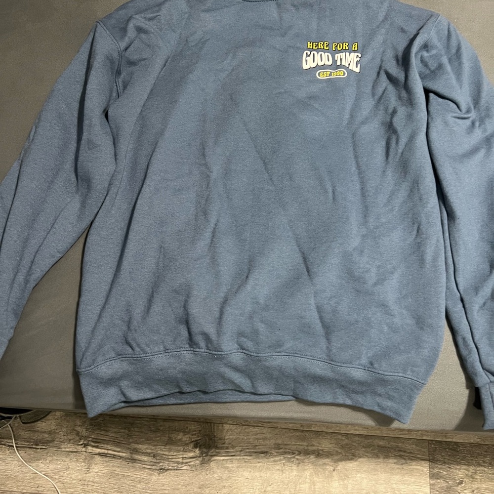 Blue Graphic Men's Sweater